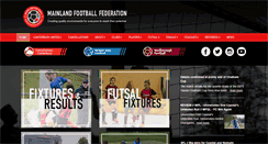 Desktop Screenshot of mainlandfootball.co.nz